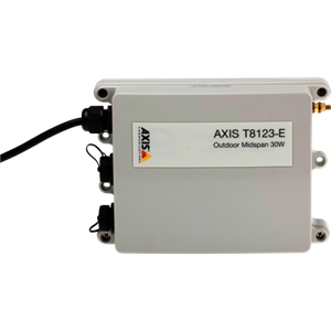 安讯士AXIS T8124-E 室外单口中跨 60 W POE供电模块